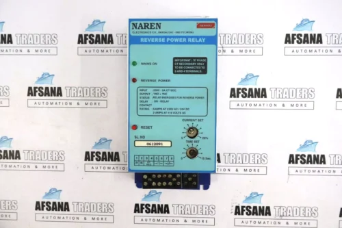 Naren Electronic 0612091 Reverse Power Relay 0-15 SEC