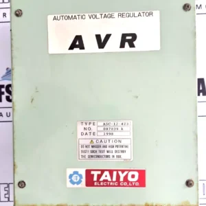 Taiyo Electric ASC-12-4Z3 Automatic Voltage Regulator Supplier