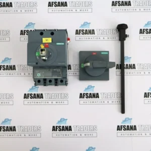 SIEMENS 3VA1163-6EE32-0AA0 63A CIRCUIT BREAKER WITH 3VA9157-0GK00 ROTARY SWITCH