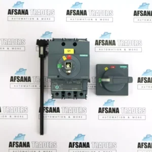 SIEMENS 3VA1112-6EE32-0AA0 125A CIRCUIT BREAKER WITH 3VA9157-0GK00 ROTARY SWITCH