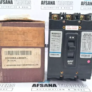HYUNDAI ELECTRIC HO-100BA 15A 3P AC440V 18KA MOLDED CASE CIRCUIT BREAKER