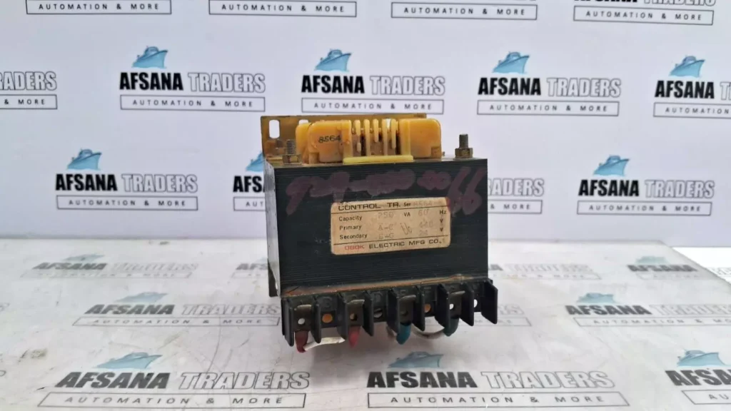 Obok electric mfg co. control tr current transformer c’ty 250va 60hz