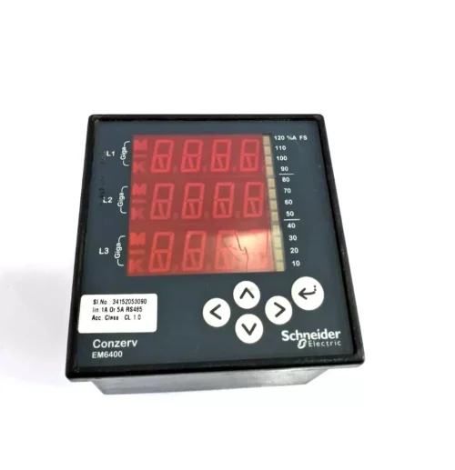 Schneider electric conzerv em6400 digital panel meter