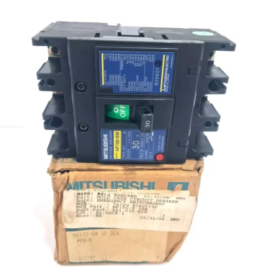 MITSUBISHI NF100-SW 3P 30A CIRCUIT BREAKER