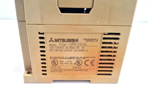 Mitsubishi Electric FX2N-16MR-ES/UL PLC Programmable Controller (WITHOUT LID) - Image 3