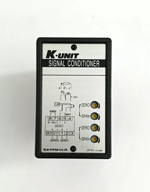 M-system Kwrs-3aa-r Rtd Transmitter Signal Conditioner 24v Dc