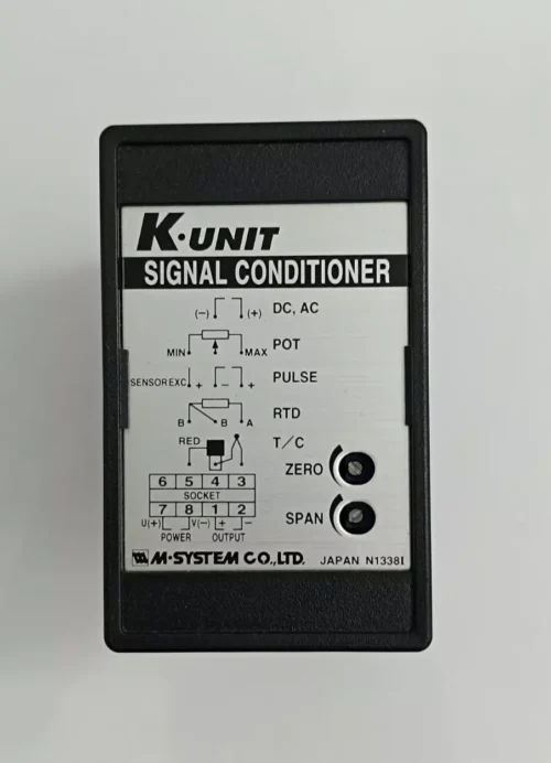 M-SYSTEM POT TRANSMITTER KM-A-R, K-UNIT SIGNAL CONDITIONER