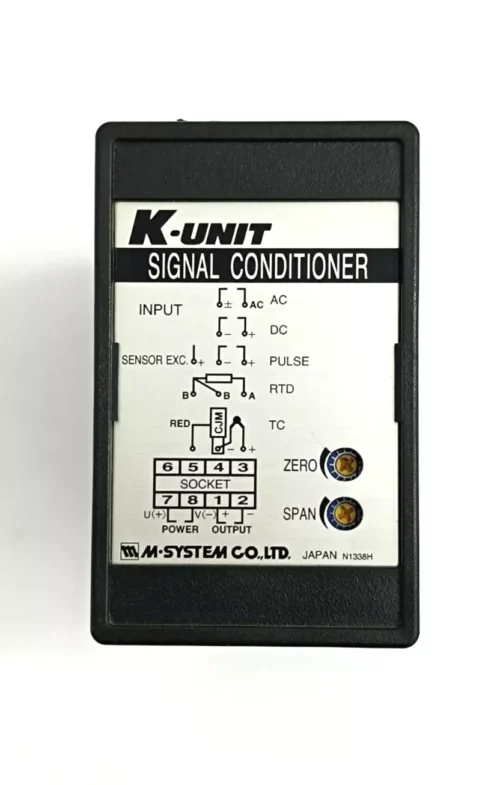 M-SYSTEM SIGNAL TRANSMITTER KVS-7A-R, K-UNIT SIGNAL CONDITIONER