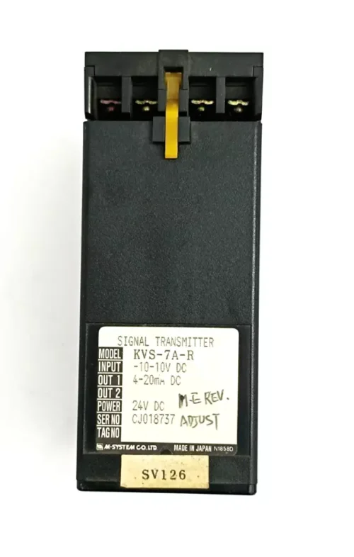 M-SYSTEM SIGNAL TRANSMITTER KVS-7A-R, K-UNIT SIGNAL CONDITIONER - Image 5