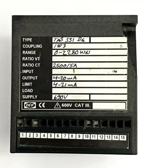 DEIF TAS-331DG SELECTABLE TRANSDUCER - Image 2