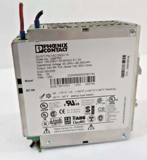 PHOENIX CONTACT QUINT-PS/1AC/24DC/10 POWER SUPPLY - Image 3