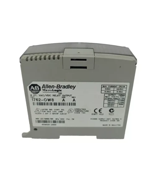 ALLEN BRADLEY MICROLOGIX 1762-OW8 REV. A RELAY OUTPUT MODULE - Image 7
