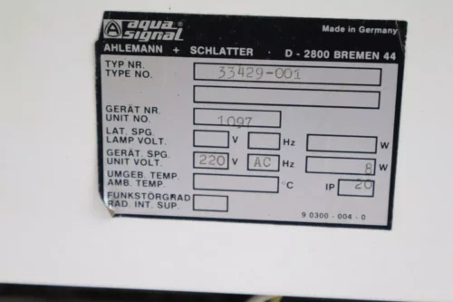 Aqua Signal 33429-001 Navigation Light Control Panel 220V - Image 6