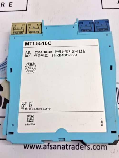 EATON MTL 5516C 2CHANNEL SWITCH/PROXIMITY DETECTOR INTERFACE - Image 4