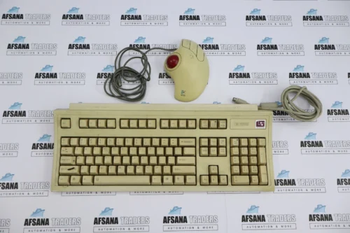 HP Hewlett Packard C3758-60201 Keyboard With Logitech T-CH11 Trackball Mouse