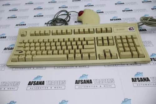 HP Hewlett Packard C3758-60201 Keyboard With Logitech T-CH11 Trackball Mouse - Image 2