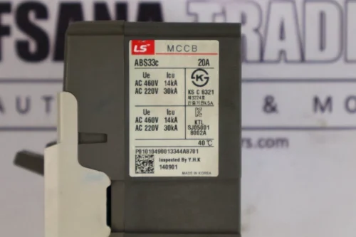 LS MCCB AVS33C Circuit Breaker 20A ABS 33C - Image 9