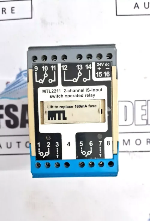 MTL 2211 2-CHANNEL SWITCH OPERATED RELAY