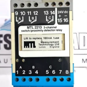 MTL 2213 3-CHANNEL SWITCH/PROXIMITY DETECTOR RELAY