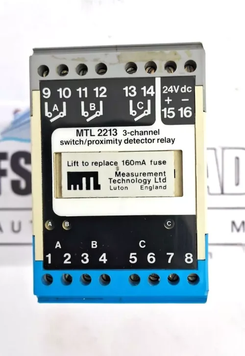 MTL 2213 3-CHANNEL SWITCH/PROXIMITY DETECTOR RELAY