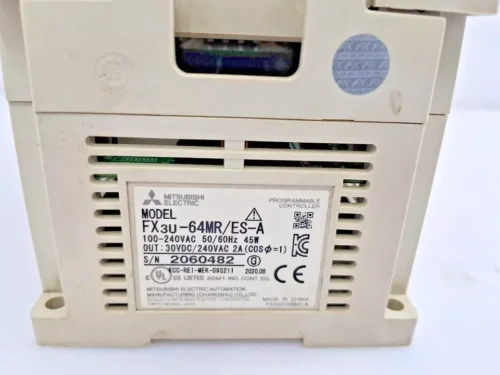 Mitsubishi FX3U-64M 100-240Vac 50/60Hz PLC - Image 9