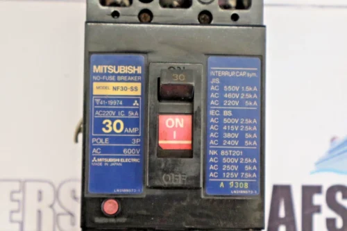 Mitsubishi NF50-SS No-Fuse Breaker 220V 30A 3 POLE - Image 6