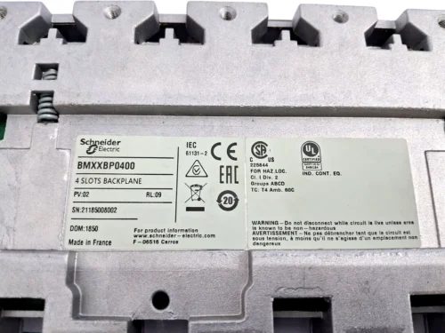 SCHNEIDER ELECTRIC BMXXBP0400 4 SLOTS BACK PANEL  - Image 9