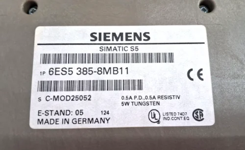 SIEMENS SIMATIC S5 6ES5 385-8MB11 HIGH SPEED COUNTER MODULE - Image 5