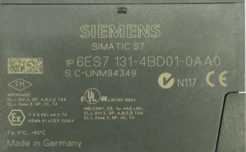 SIEMENS SIMATIC S7 6ES7 131-4BD01-0AA0 ELECTRONICS MODULE - Image 2