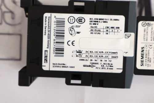 Siemens 3RH2344-1AF00 Contactor Relay 110V 50/60Hz 3RH2911-1GA04 - Image 8