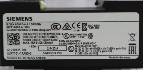 Siemens 3uf7101-1aa00-0 current measuring module - Image 2