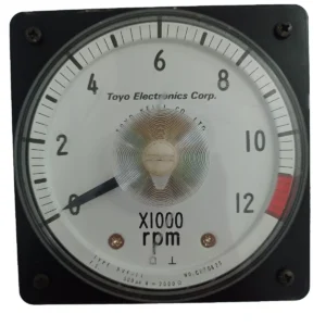TOYO KEIKI DVF-11 X1000 RPM METER 0-12
