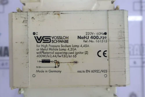 Vossloh schwabe nahj 400.739 400w Hpsv Choke nahj400.739 - Image 12