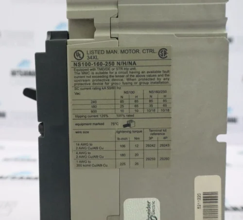 merlin gerin ns 100 n ns100-160-250 n/h/na compact circuit breaker 100A - Image 2