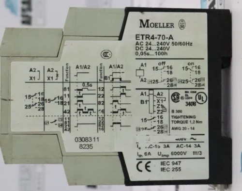 moeller etr4-70-a timing relay - Image 3