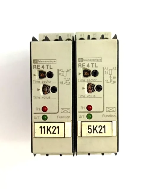 TELEMECANIQUE RE4 TL1 1BU TIME DELAY RELAY