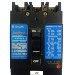 TERASAKI TEMBREAK XS30NS CIRCUIT BREAKER 20A 3 POLES
