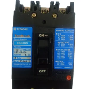 TERASAKI TEMBREAK XS30NS CIRCUIT BREAKER 10A 3 POLES