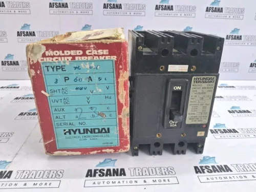 HYUNDAI ELECTRIC TL-100E 50A 3POLE MOLDED CASE CIRCUIT BREAKER