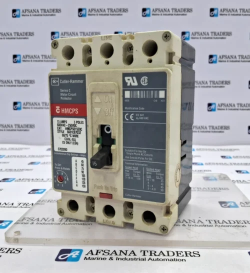 CUTLER-HAMMER | C HMCPS | HMCPS015E0C | 15A | 3 POLES | MOTOR CIRCUIT PROTECTOR