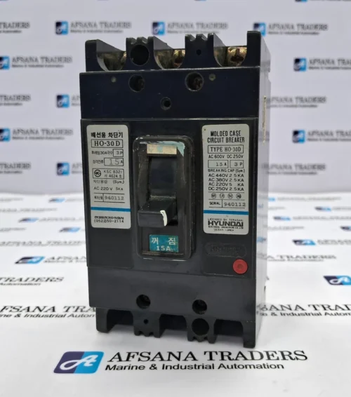 HYUNDAI | HO-30 D | HO-30D | 15A | 3 POLE | MOLDED CASE CIRCUIT BREAKER