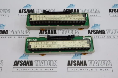 2x Omron xw2b-34g5 contact terminal boards