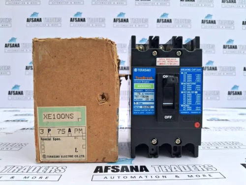 TERASAKI TEMBREAK XE100NS 75A CIRCUIT BREAKER AC220V 25KA