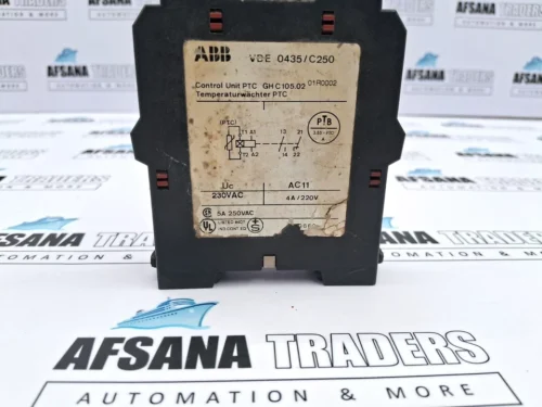 ABB c105.02 control unit vde 0435/c250 230Vac 4A/220V - Image 5