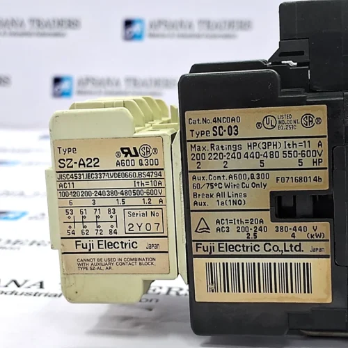 FUJI ELECTRIC | SZ-A22 | SC-03 | CONTACTOR WITH CONTACT BLOCK - Image 11