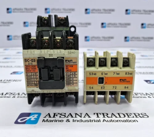 FUJI ELECTRIC | SZ-A22 | SC-03 | CONTACTOR WITH CONTACT BLOCK - Image 3