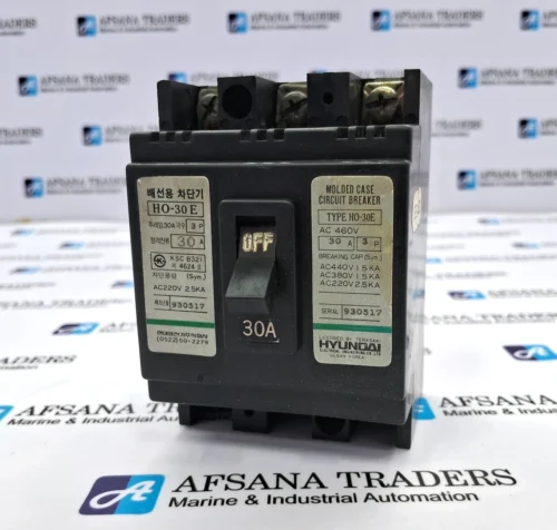 HYUNDAI | HO-30 E | HO-30E | 30A | 3POLE | MOLDED CASE CIRCUIT BREAKER