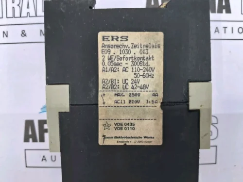Janssen ERS Timer Relay E09 1030 0X3 110-240VAC/24V AC-DC/42-48V AC-DC 0.05S-300 - Image 9