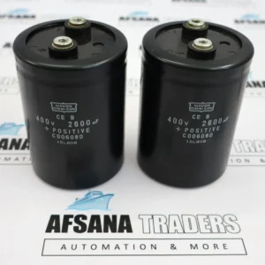 Lot of 2x nippon chemi-con c006080 capacitor ce b 400v 2600uf 1dl808