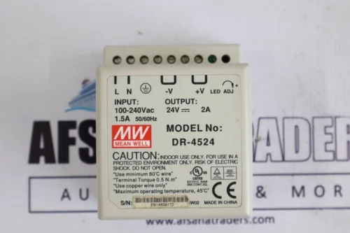 Mean well dr-4524 Rail Switching Power Supply 100-240Vac 1.5A - Image 3